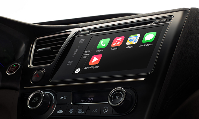 CarPlay. հարթակ` նախատեսված ավտոմեքենայի ղեկին iPhone-ի օգտագործման համար
