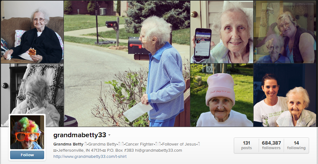 Instagram-ի 80-ամյա աստղ Բեթթի Սիմփսոնը