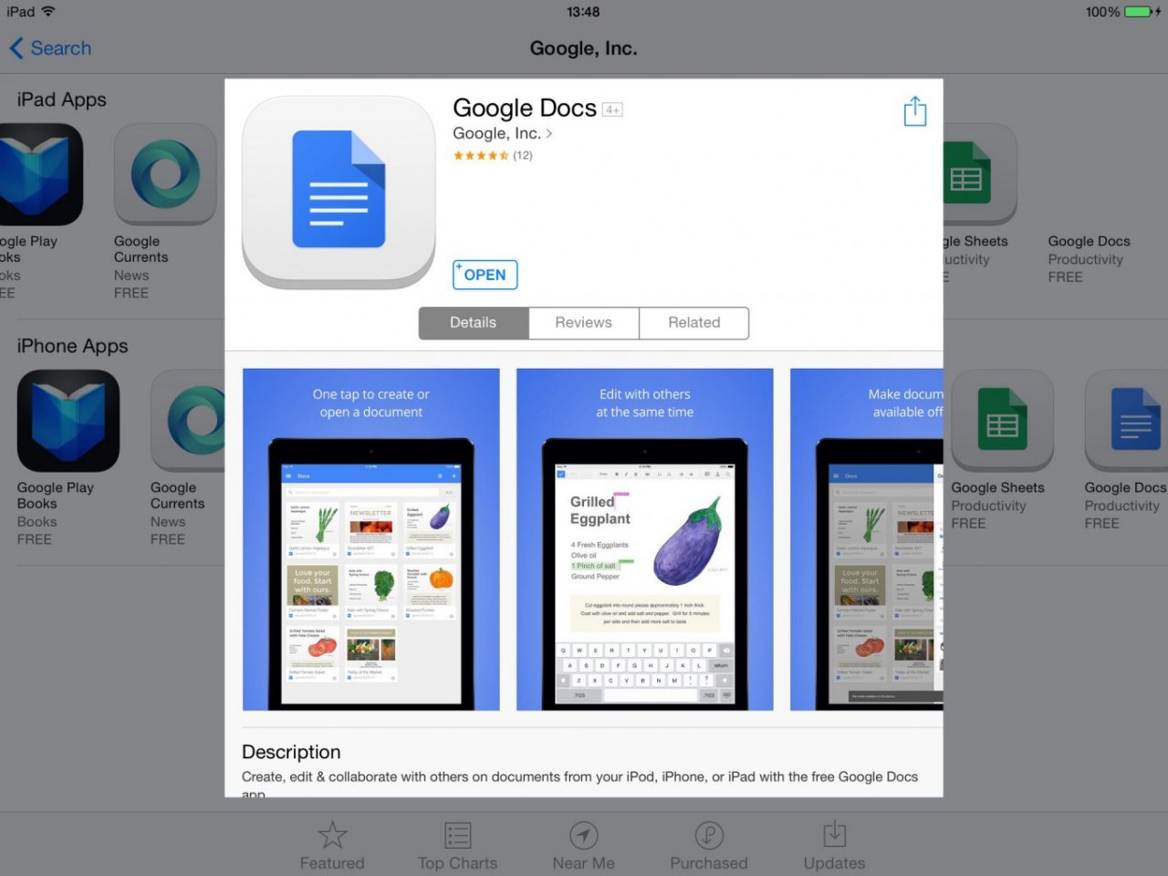 Google-ն Android և iOS հարթակների համար թողարկել է Docs և Sheets հավելվածները