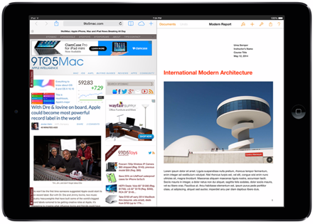 Լուրեր iPad-ի մասին. iOS 8-ը կհամալրվի էկրանի տրոհման բազմաֆունկցիոնալ գործիքով