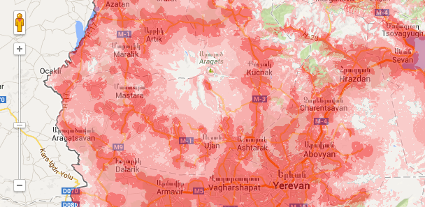 ՎիվաՍել-ՄՏՍ. թողարկվել է ծառայությունների ծածկույթի ինտերակտիվ քարտեզը