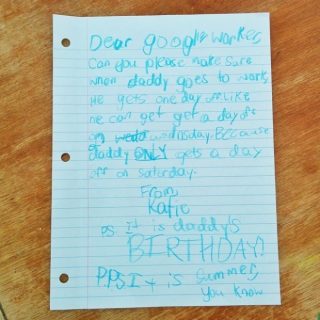 Google-ի աշխատակցի դուստրը ամենալավ նվերն է մատուցել հորը
