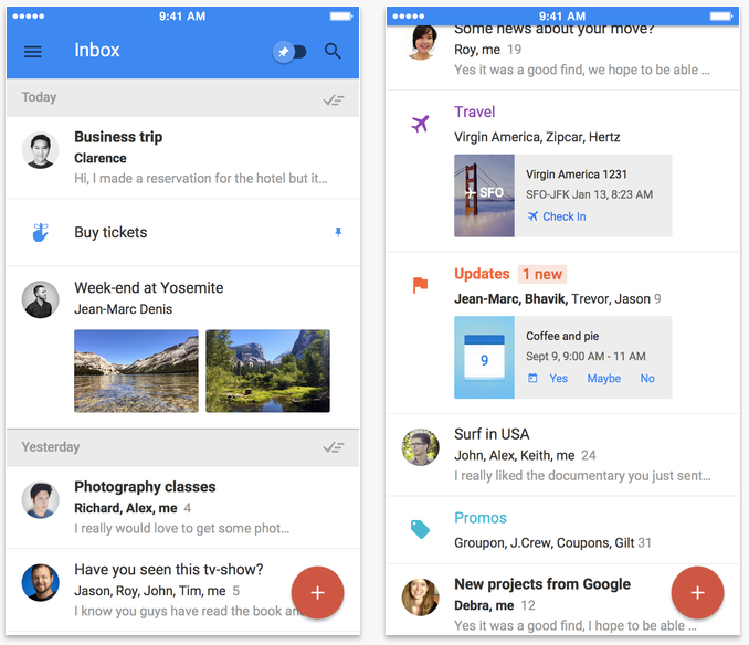 Google-ի «Inbox» մեսենջերը կարող է որպես Gmail-ի այլընտրանքային տարբերակ ծառայել