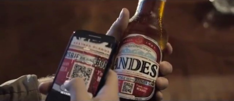 Andes գարեջրի շիշը QR-կոդի միջոցով տեսահաղորդագրություններ կփոխանցի Ձեր ընկերներին