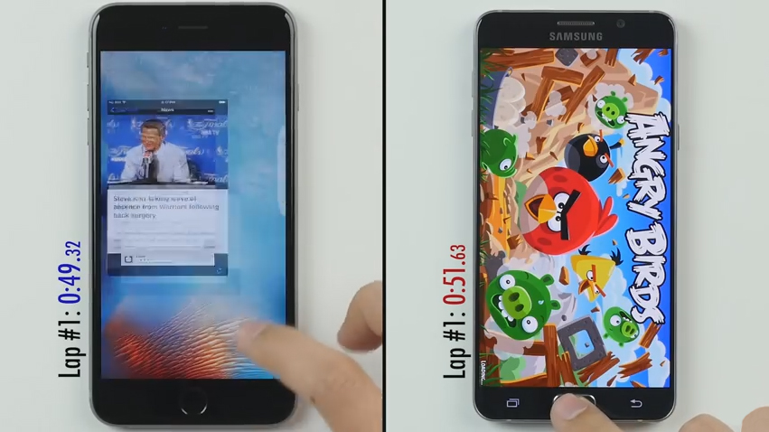 iPhone 6S Plus VS Samsung Galaxy Note 5, որն է ավելի արագ