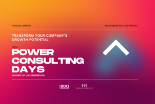BDO Armenia-ն և Orion Worldwide Innovations-ը մեկնարկում են այլընտրանքային ներդրումային միջավայրի զարգացման՝ Power Consulting Days ծրագիրը